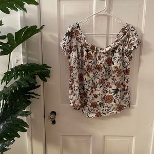 Floral Print Women's Top - Multicolor